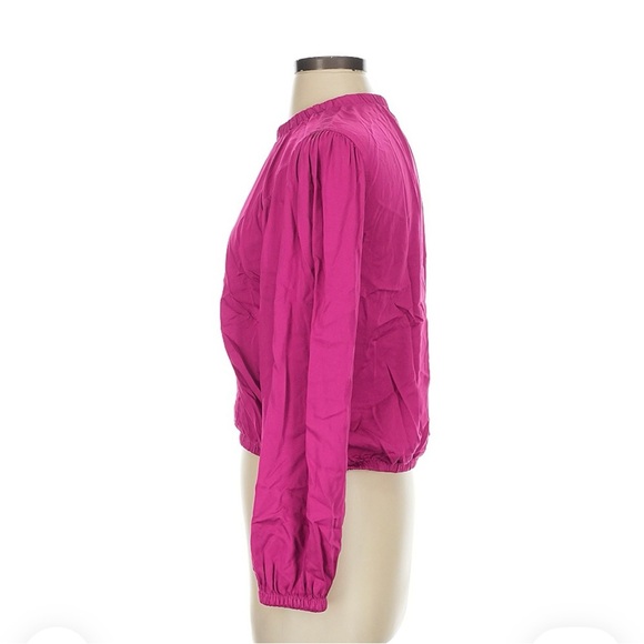 Cloth & Stone Pink Ruched Top - Picture 4 of 6